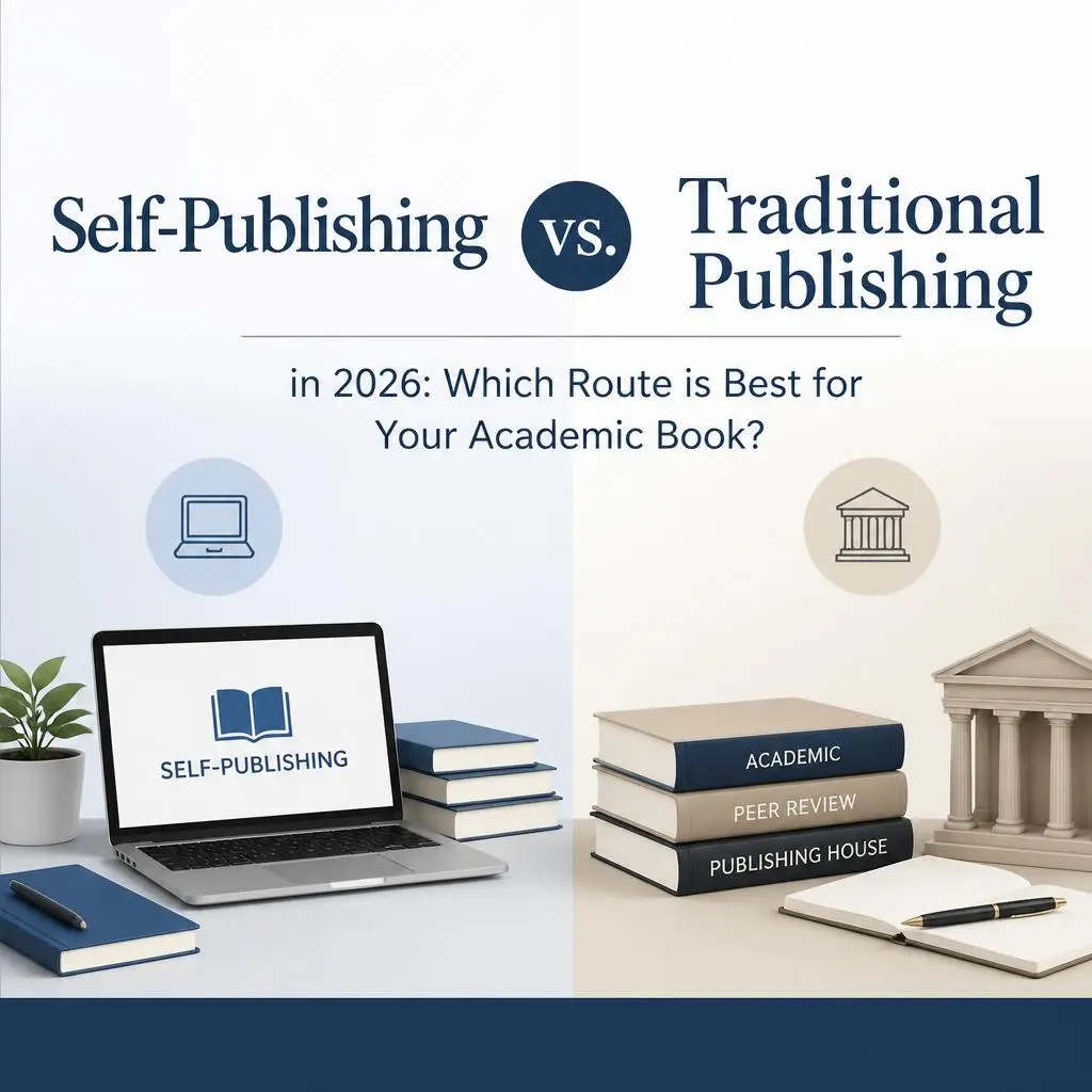 Self-Publishing vs. Traditional Publishing in 2026: Which Route is Best for Your Academic Book? Cover