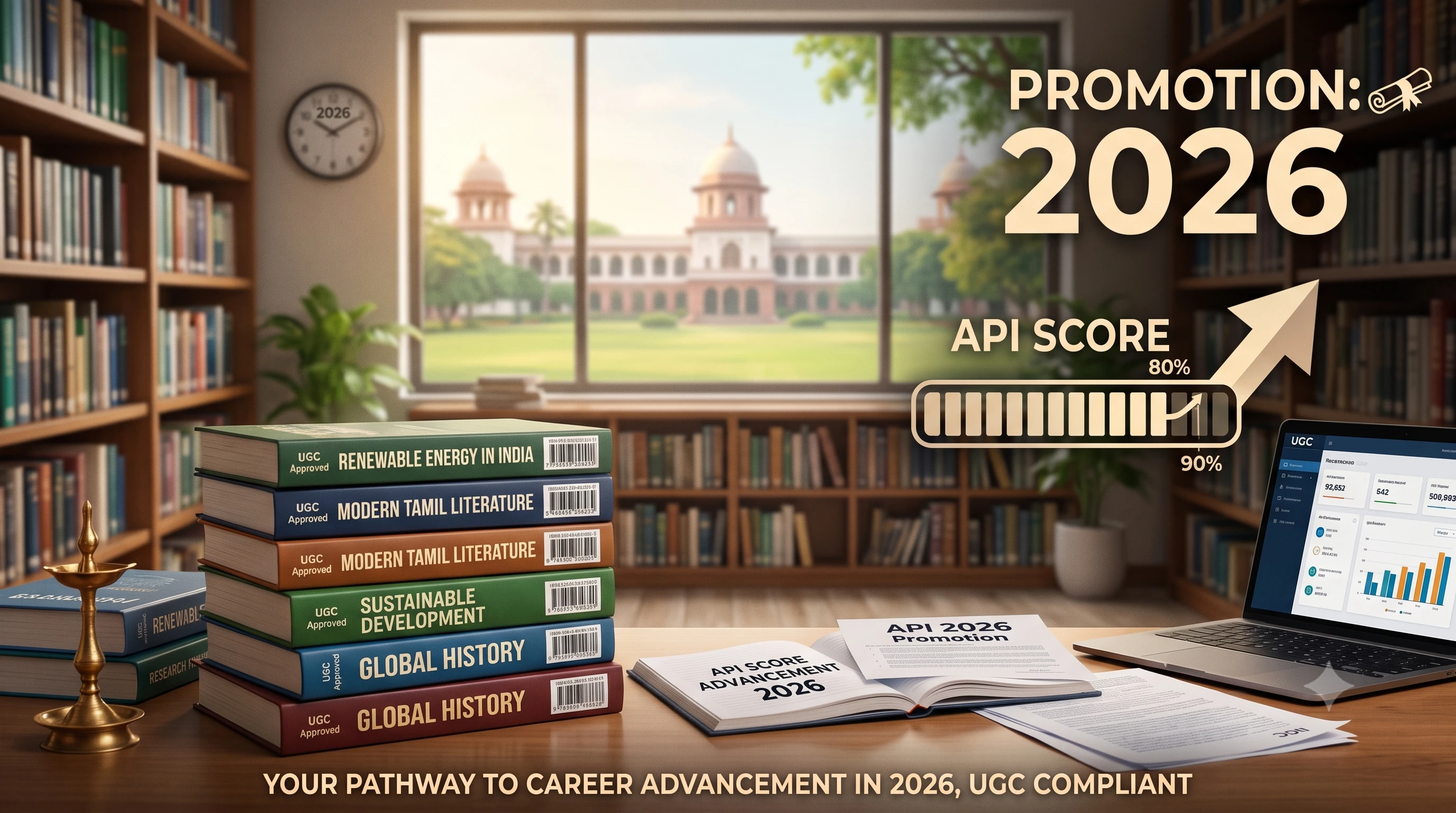 UGC Approved Book Publishers with ISBN: How to Claim Your API Score for Promotions in 2026 Cover